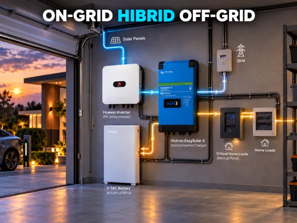 Stocare de capacitate mare pentru sistemele ce au in componenta invertoare ON-GRID cum ar fi HUAWEI.