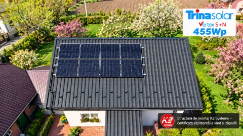 Panouri Trina Solar+Structura K2