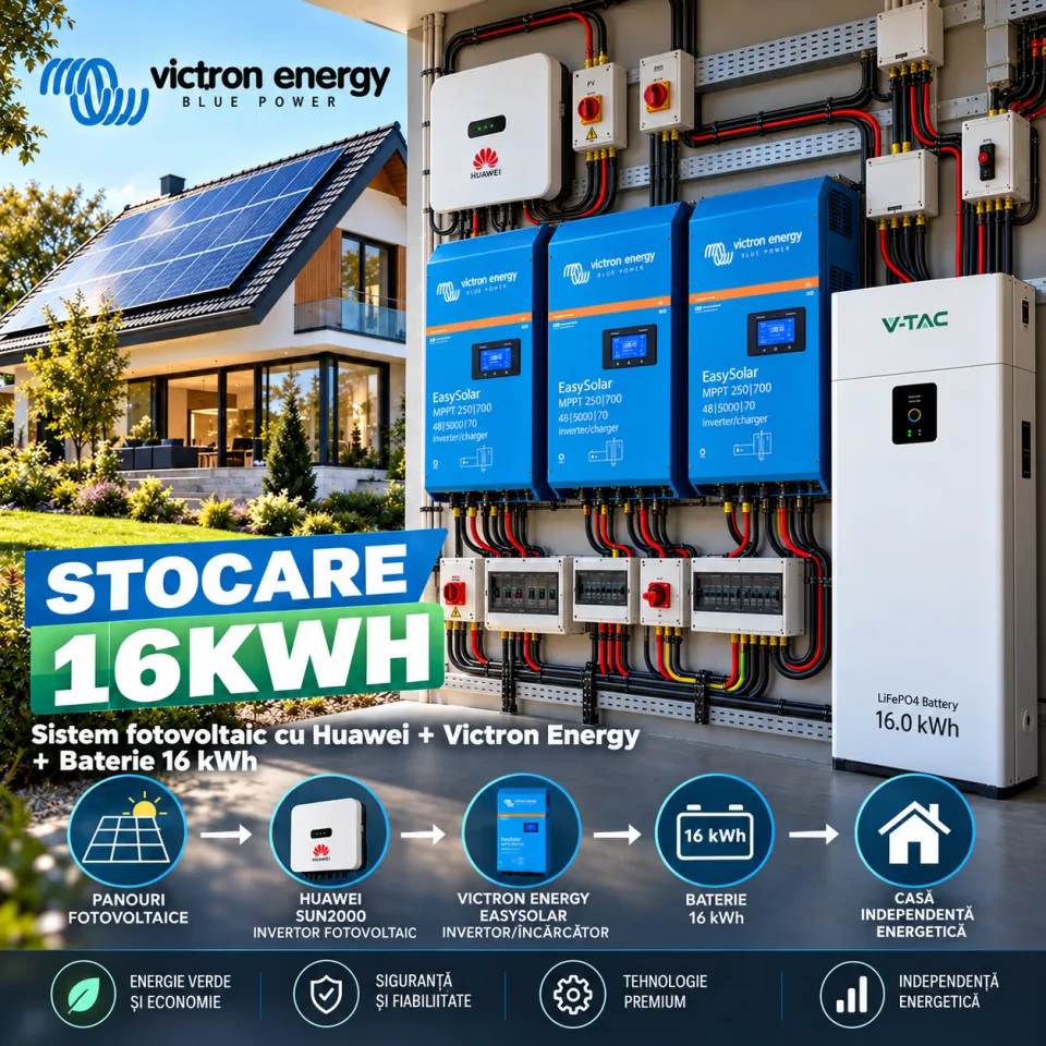 Invertor Victron+Huawei