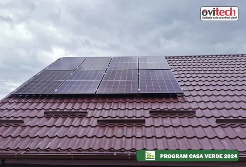 Montaj sistem fotovoltaic 6,7 kWp trifazat, jud. Suceava — fotografia 6