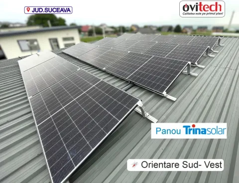 Montaj sistem fotovoltaic 6 kWp cu Victron Energy, jud. Suceava — fotografia 2