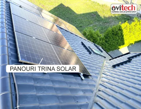 Montaj sistem fotovoltaic 8,2 kWp Sungrow, jud. Suceava — fotografia 6