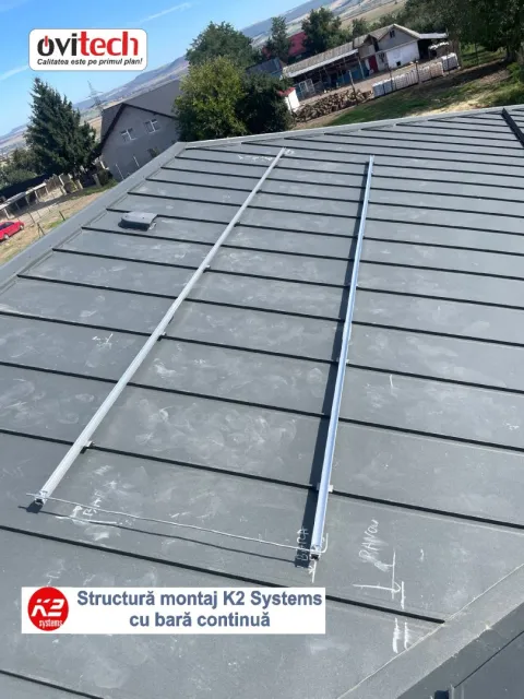 Montaj sistem fotovoltaic trifazat Sungrow 8 kW, jud. Iași — fotografia 2