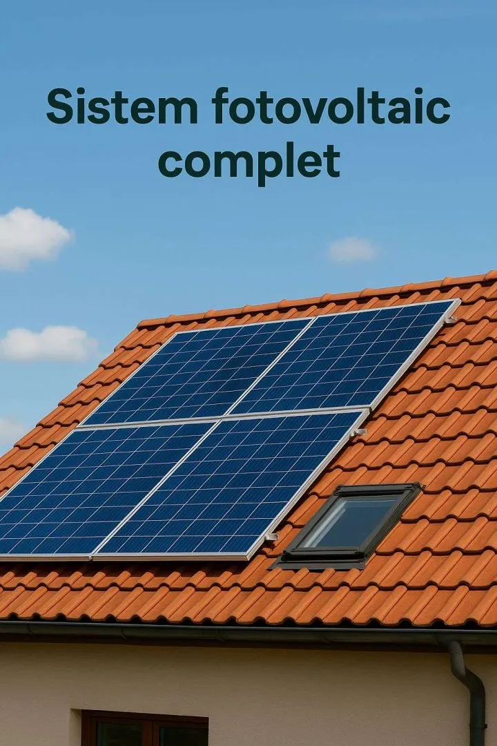 Sistem fotovoltaic complet: ce conține și de ce contează